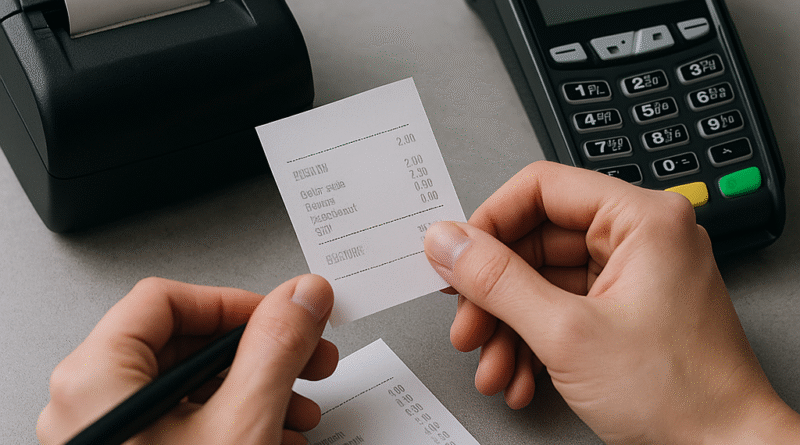 Brakujący NIP na paragonie